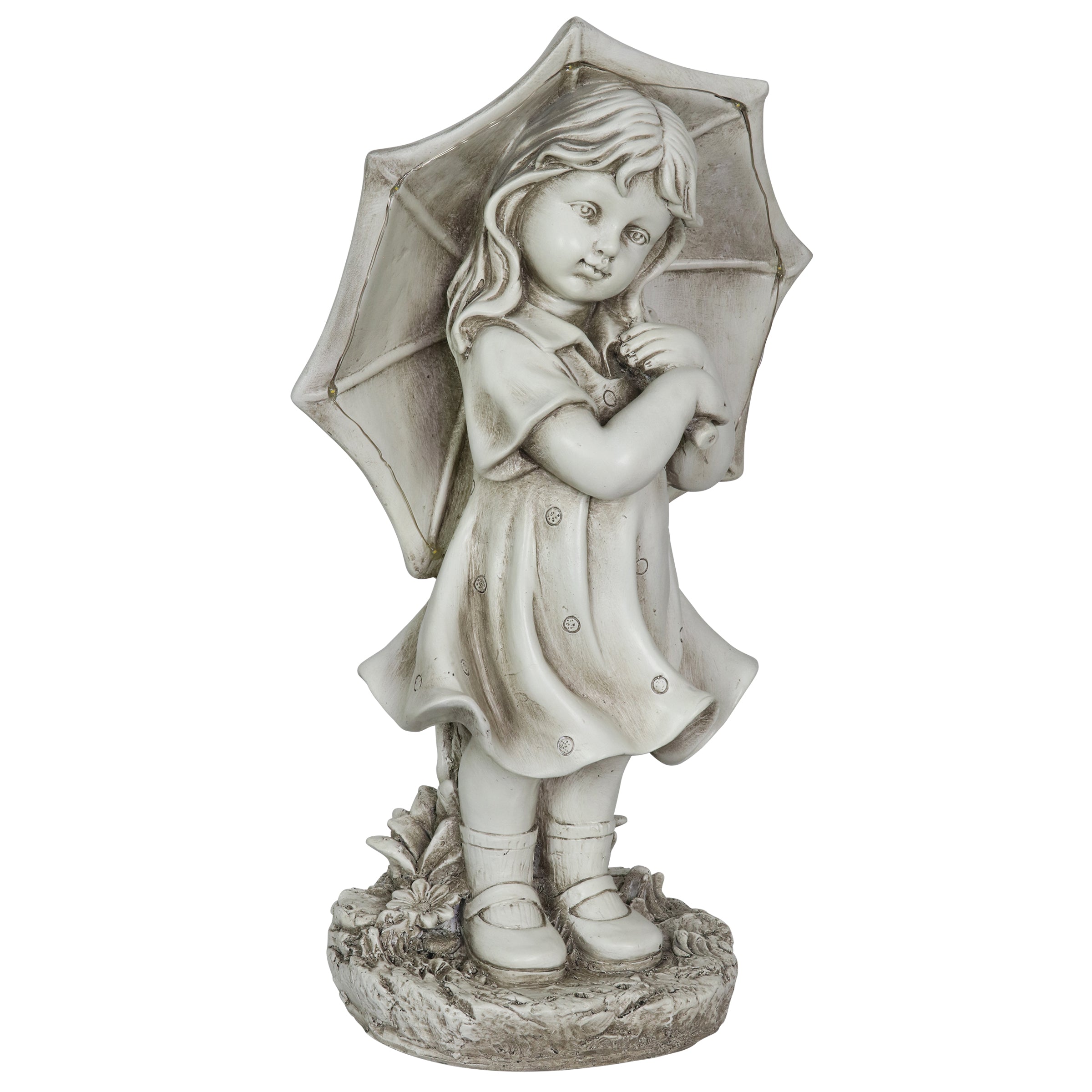 Solar Girl with Umbrella Statue