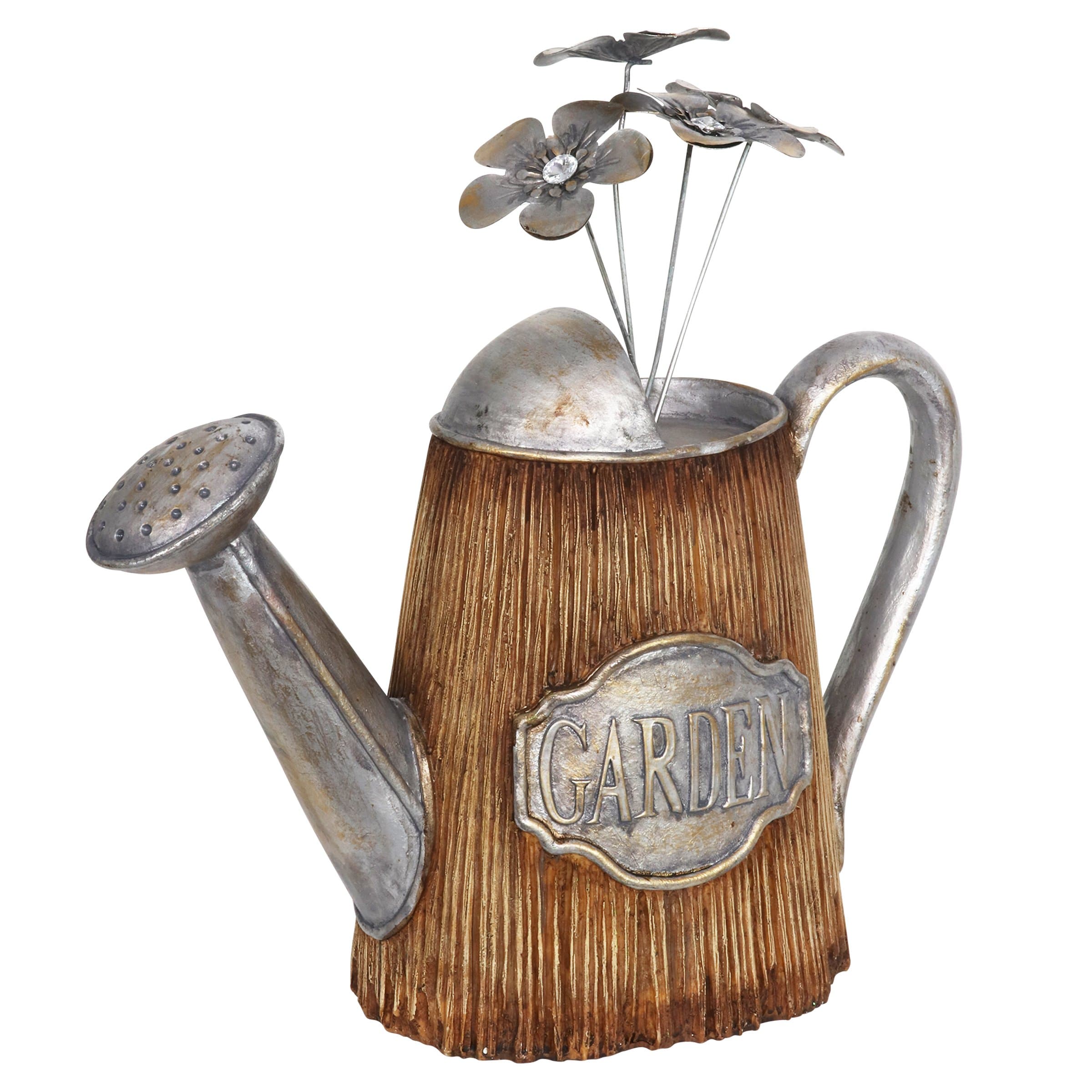 Exhart Woodsy Sprouting Watering Can - Thumbnail 4