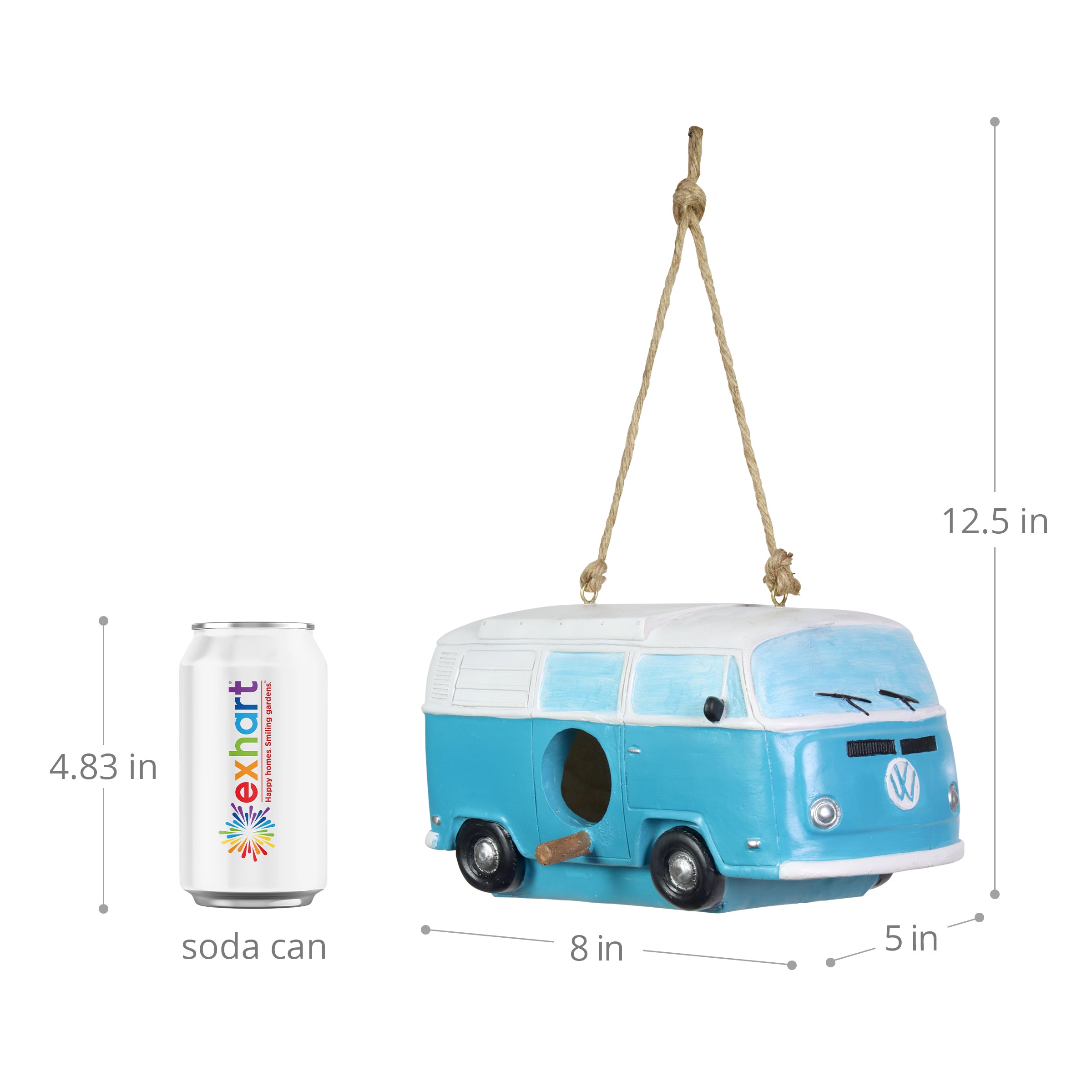 Exhart Van Hanging Bird House - Thumbnail 4