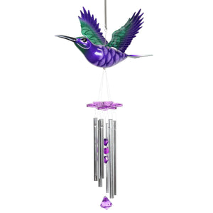 Large WindyWings Hummingbird Wind Chime, 13 by 24 Inches