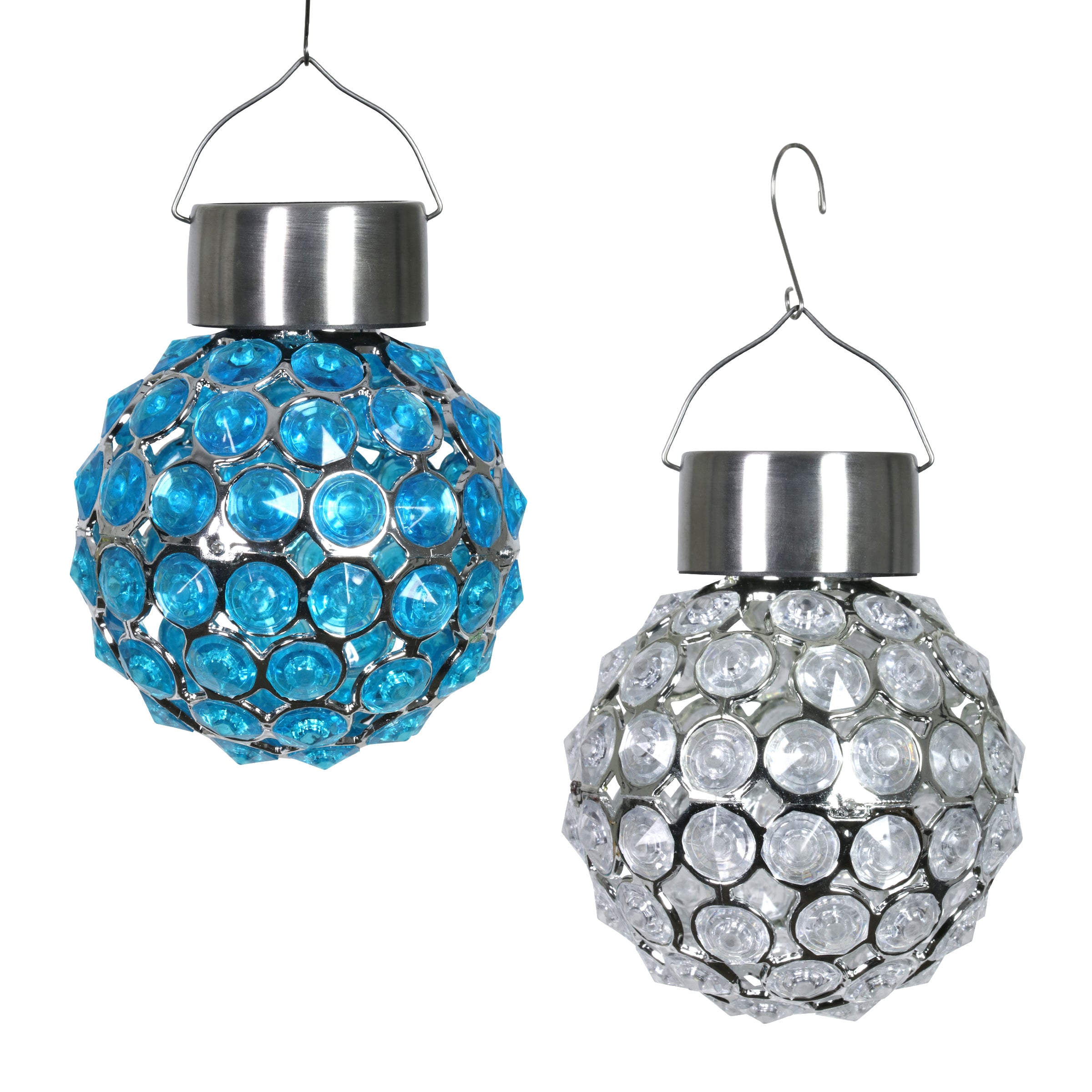 Solar Hanging Acrylic Ball Lights - Thumbnail 4