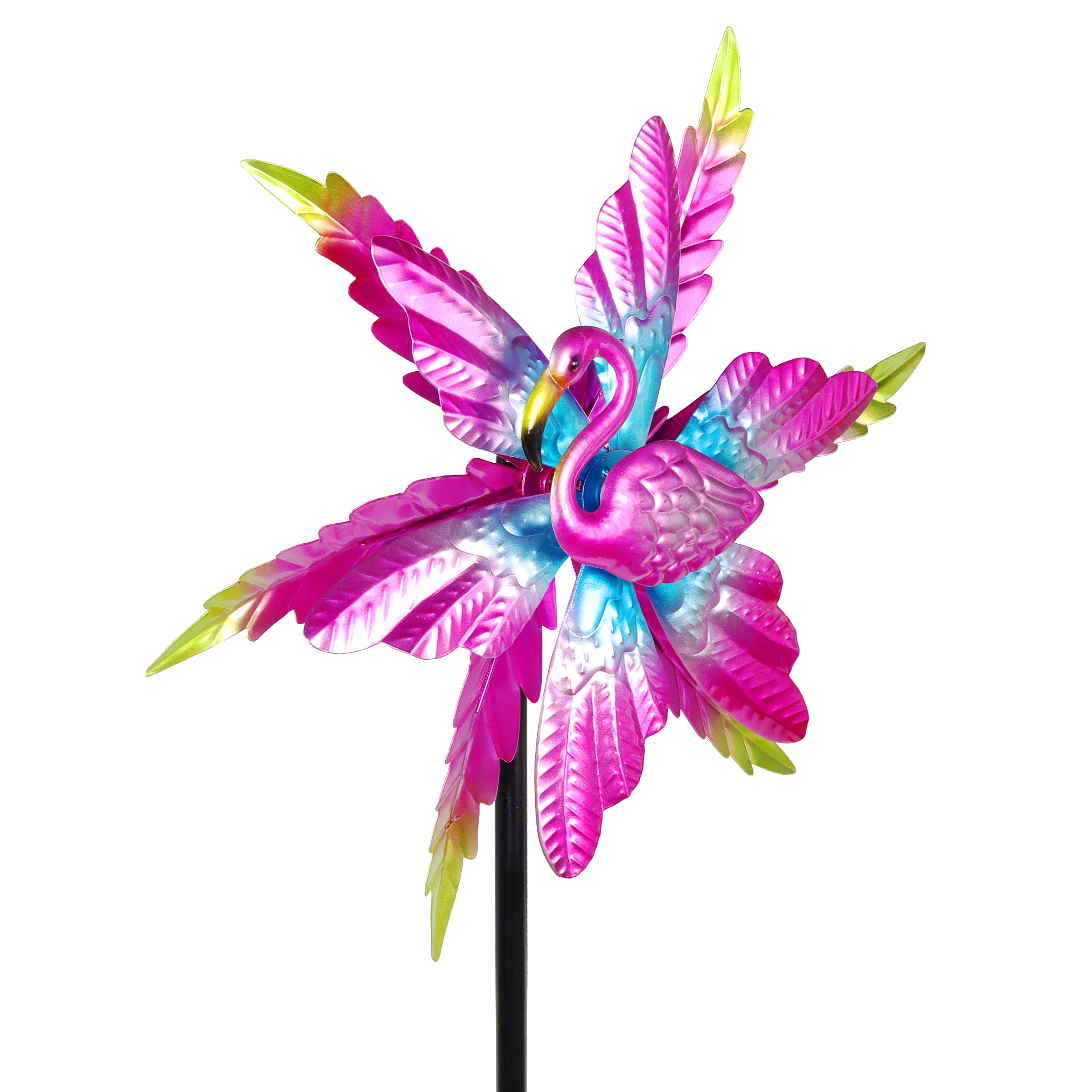 Exhart Kinetic Flamingo Garden Stake