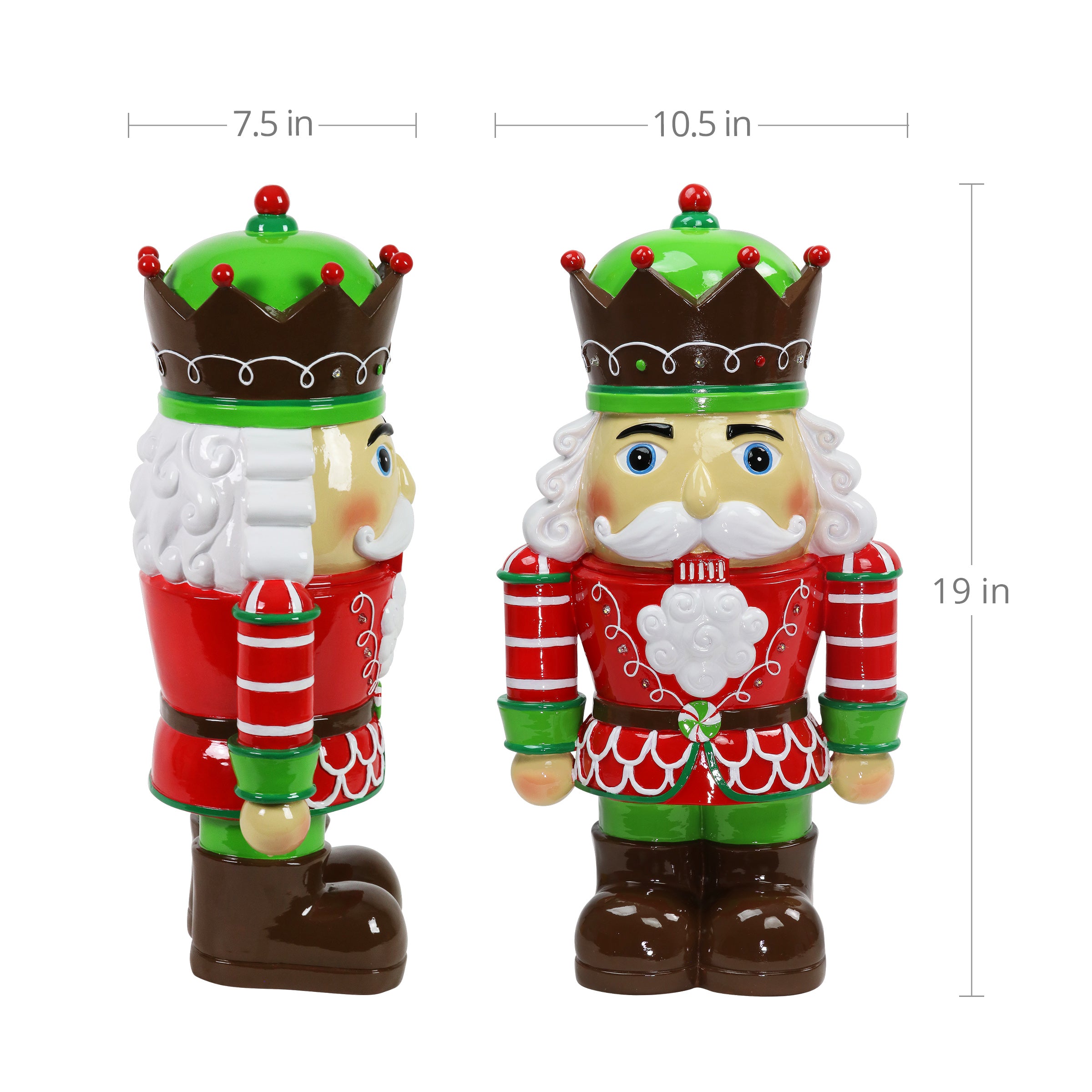 Nutcracker King Soldier with LED Uniform - Thumbnail 5