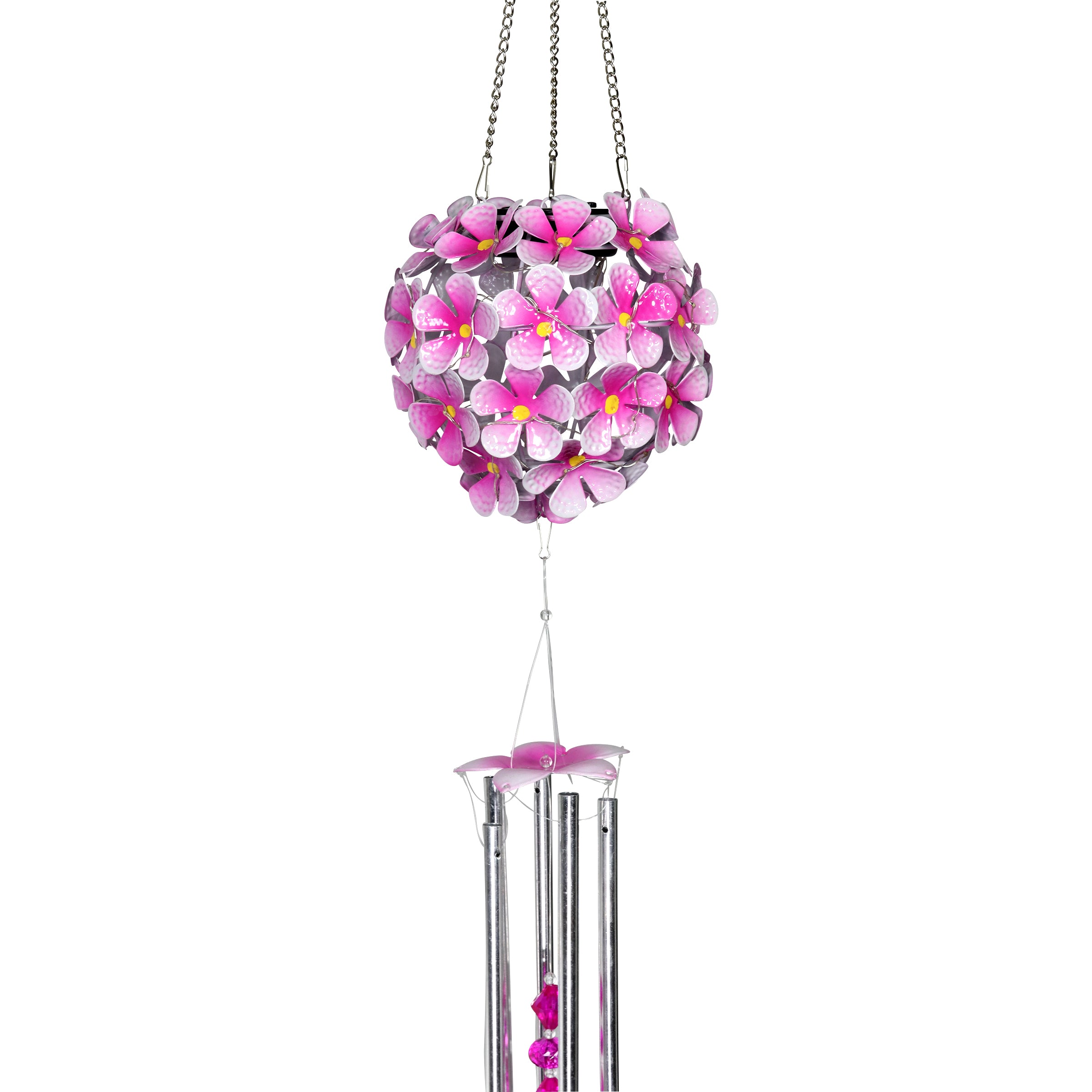 Exhart Hydrangea Flower Ball Wind Chime - Thumbnail 3