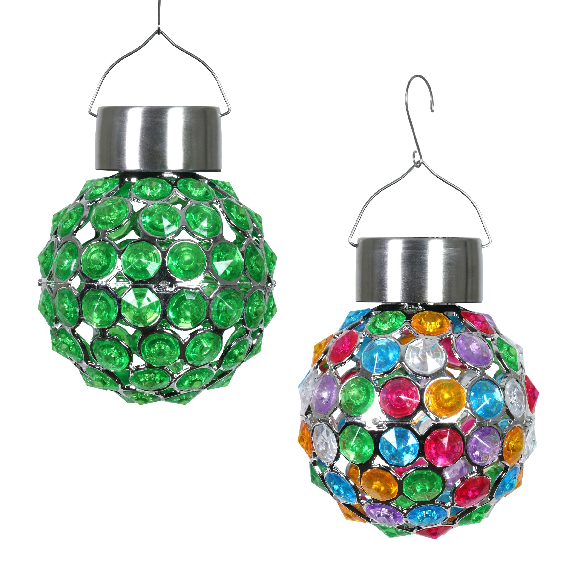 Solar Hanging Acrylic Ball Lights - Thumbnail 2