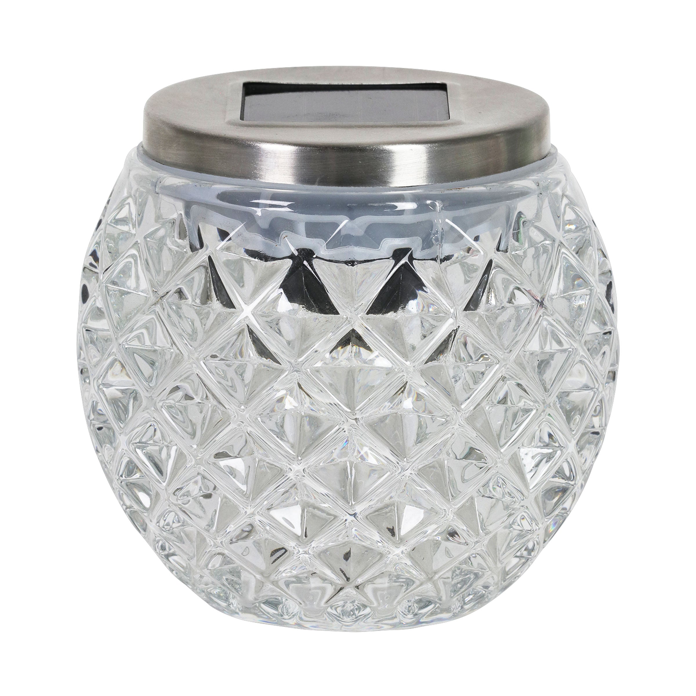 Exhart, Set of Four Solar Glass Prism Lights