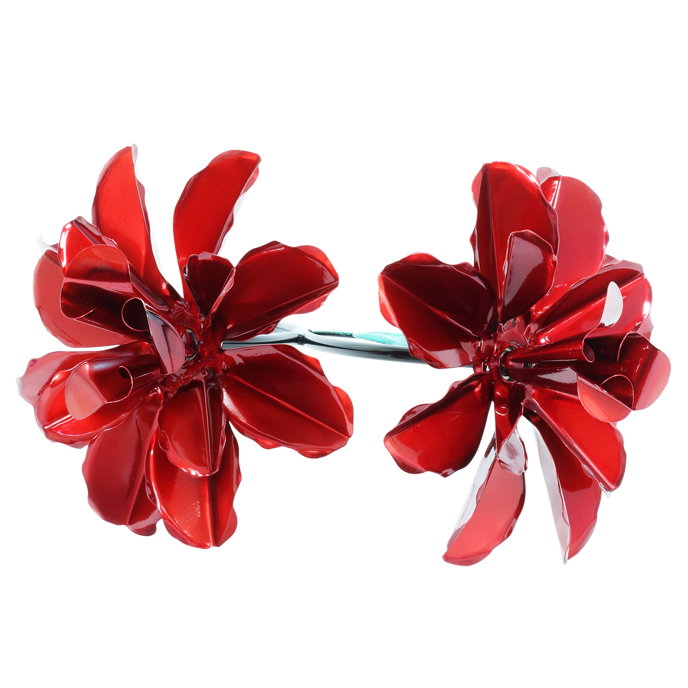 Exhart Rose Flower Wind Spinner Garden Stake - Thumbnail 5
