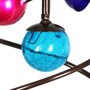 Art-in-Motion Helix Twirler Hanging Wind Spinner with Multicolor Cups, 8 by 15 Inches | Shop Garden Decor by Exhart