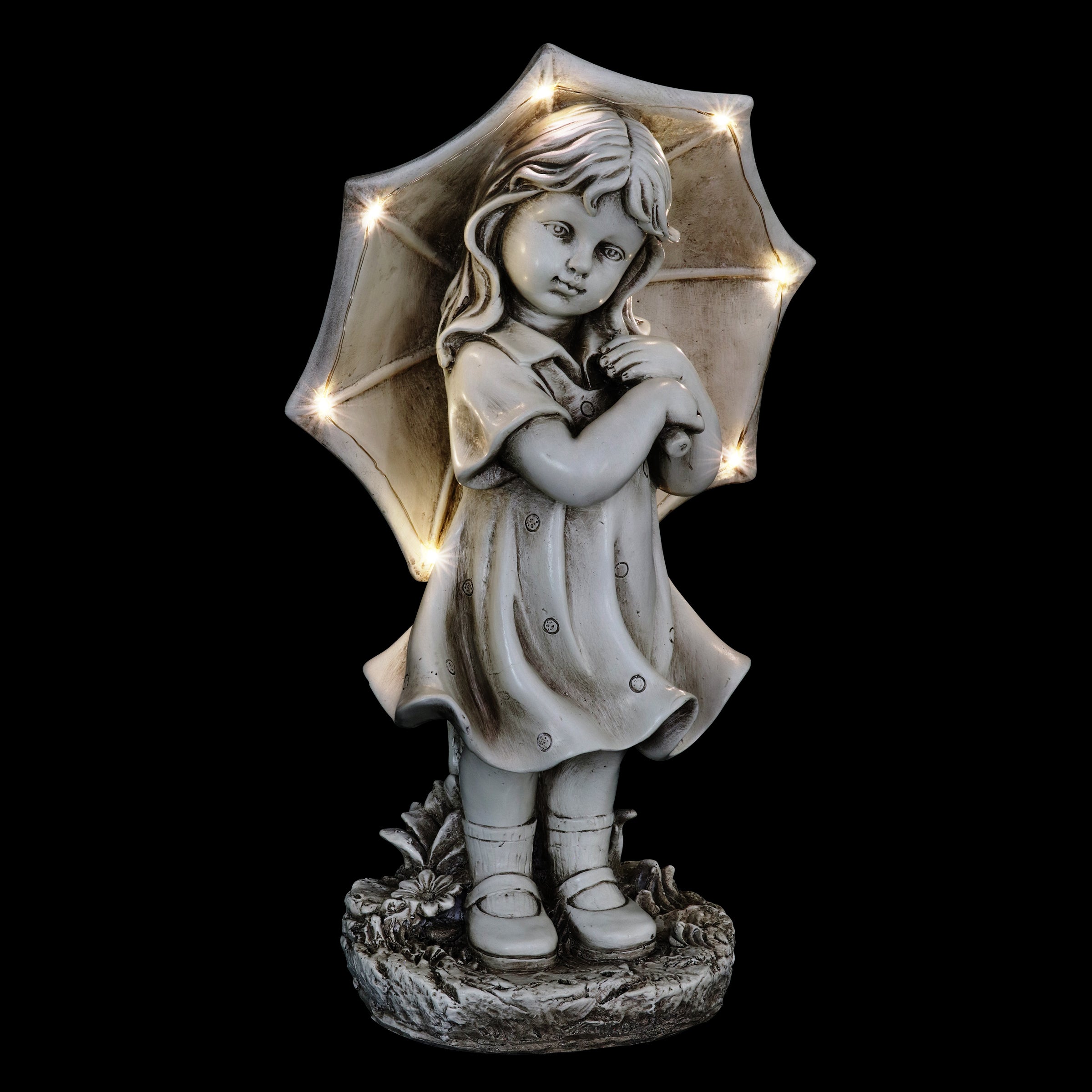 Solar Girl with Umbrella Statue - Thumbnail 2