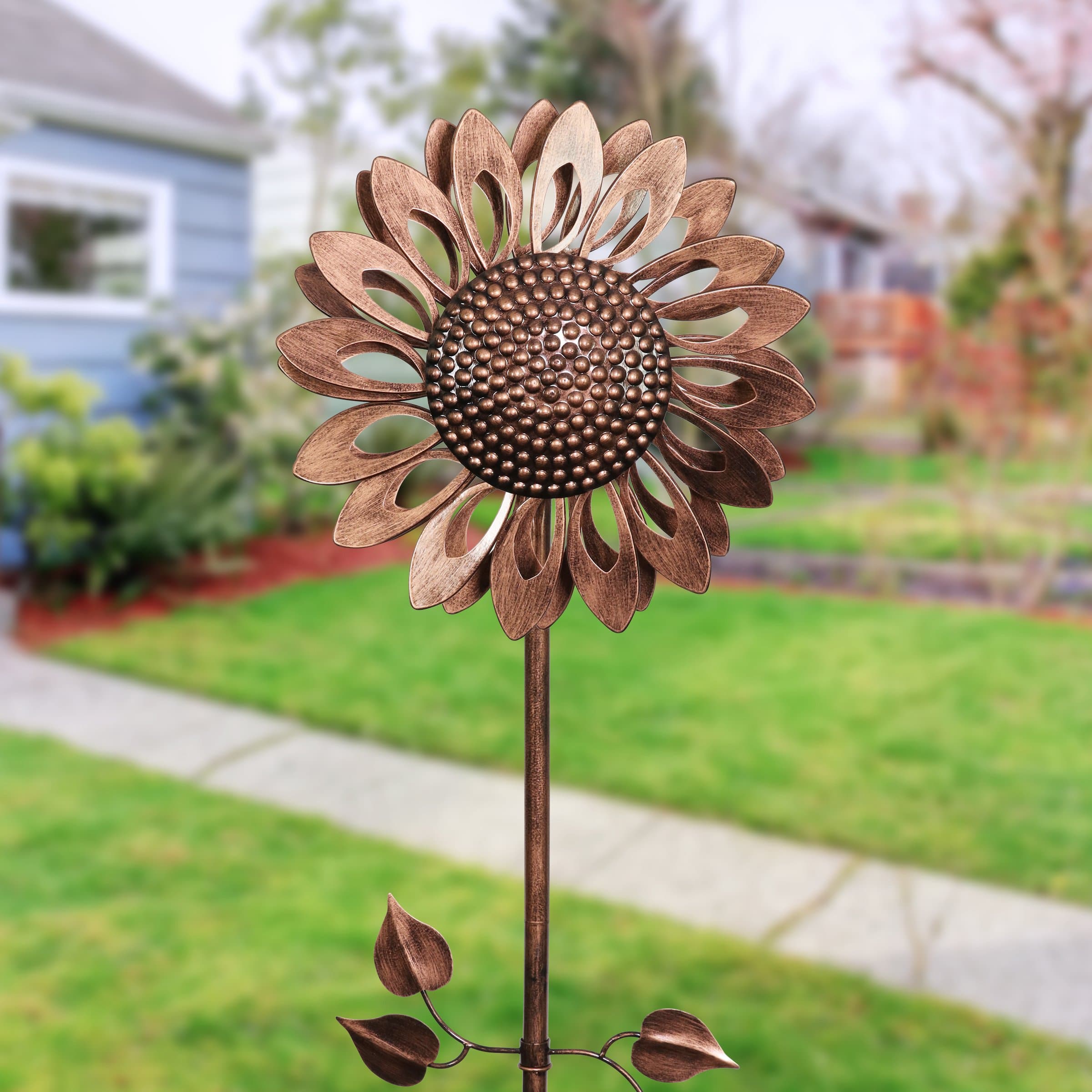 Exhart Sunflower Garden Stake - Thumbnail 3