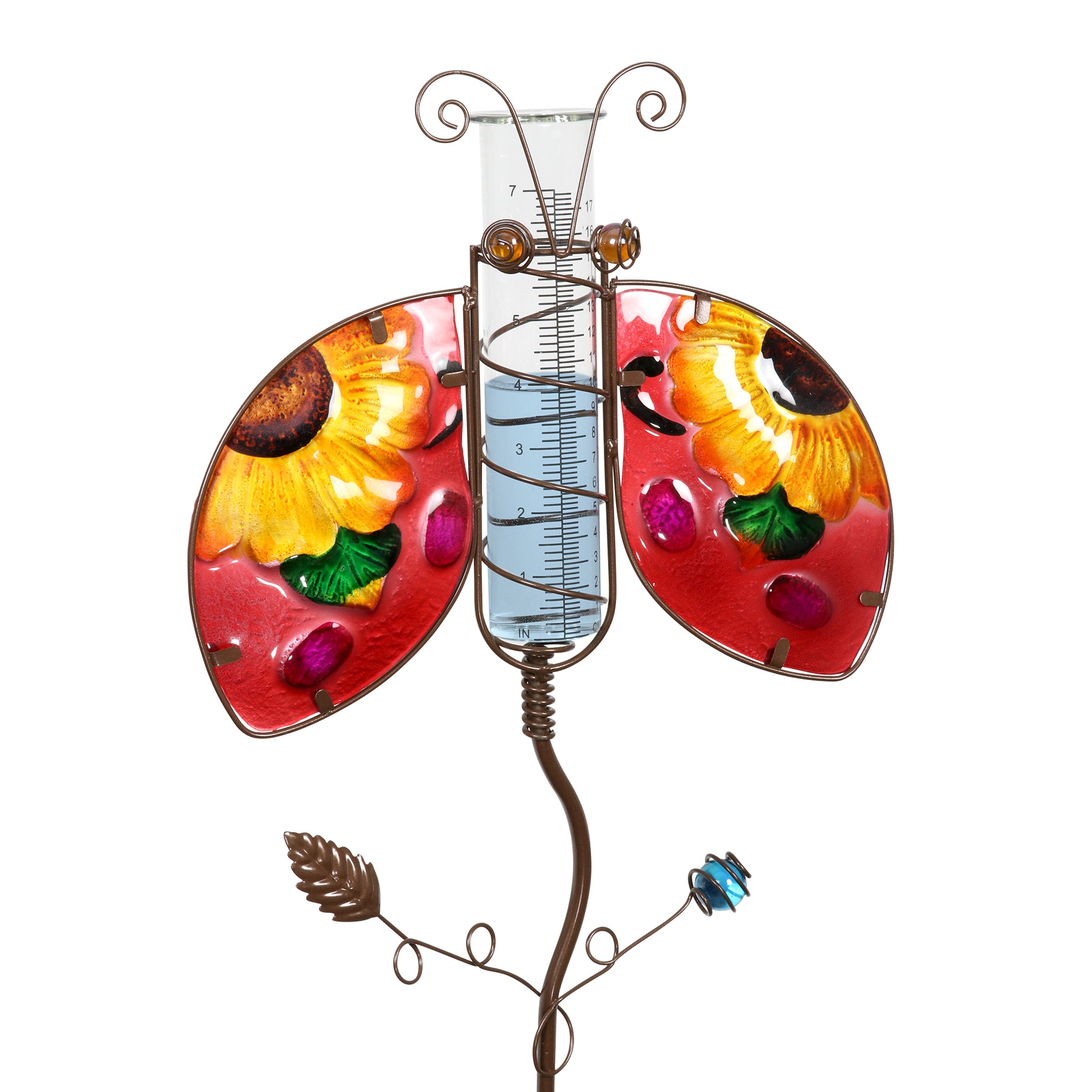 Exhart Ladybug Rain Gauge Garden Stake - Thumbnail 5