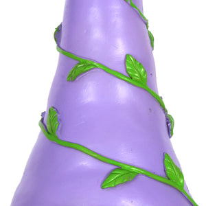 Solar Can't See Hat Gnome with Illuminating Purple Vine Gnome Hat, 13 Inch | Shop Garden Decor by Exhart