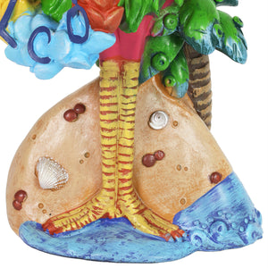 Beach Flamingo Garden Statue, 17 Inch | Shop Garden Decor by Exhart