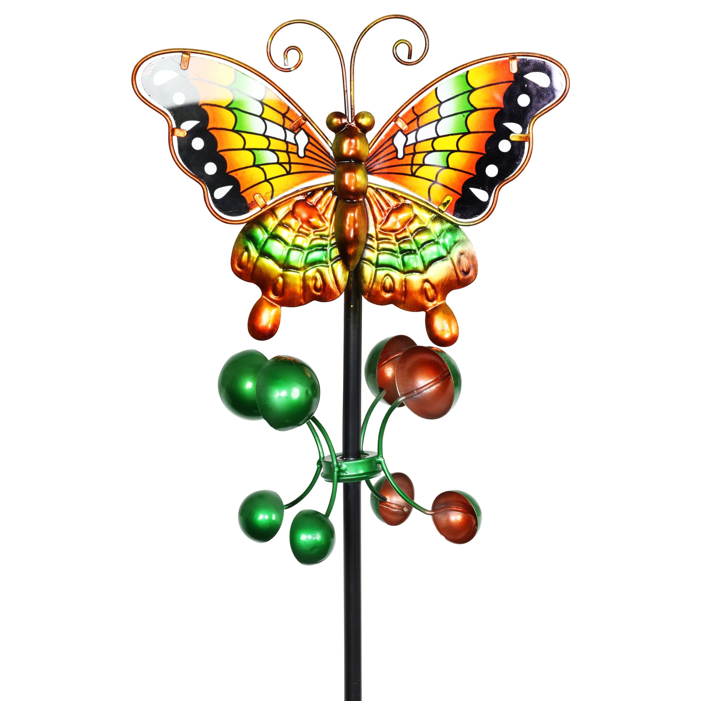 Exhart Butterfly Garden Stake Wind Spinner