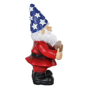 USA Sign Garden Gnome, 8.5 Inch | Shop Garden Decor by Exhart